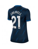 Chelsea Ben Chilwell #21 Venkovní Dres pro Dámské 2023-24 Krátký Rukáv